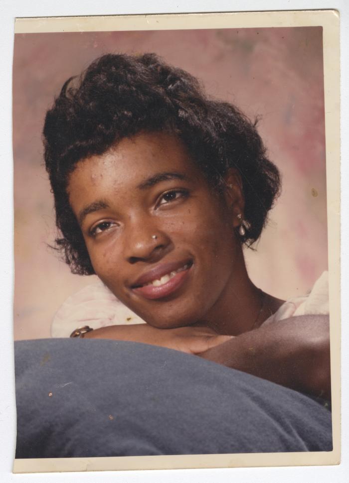 Color headshot of a young woman