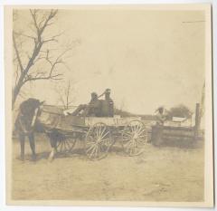 Spraying rig for apple orchard, Home 1912
