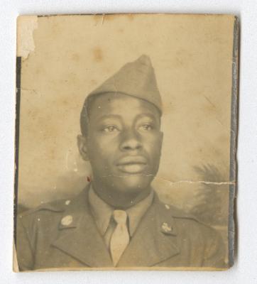 A young man in uniform