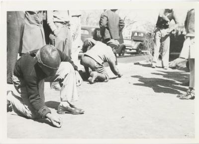 Playing marbles