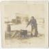 Aunt Mary Comas, making lard