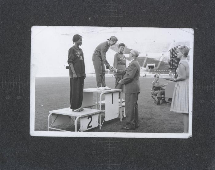 Barbara Simpson, Vita Foods, track meet