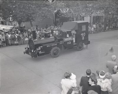 Chestertown's 250th Anniversary parade along High Street