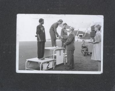Barbara Simpson, Vita Foods, track meet