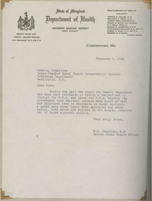 Sanitation letter