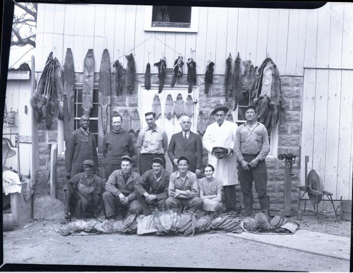 Morgan Bennet Muskrat Furs workers.