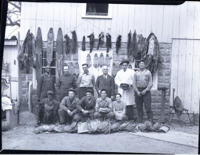 Morgan Bennet Muskrat Furs workers.