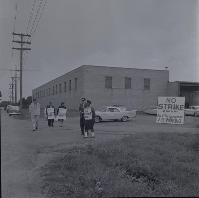 Vita Foods picket line