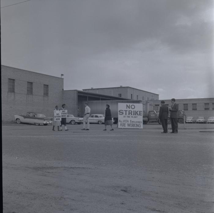 Vita Foods picket line