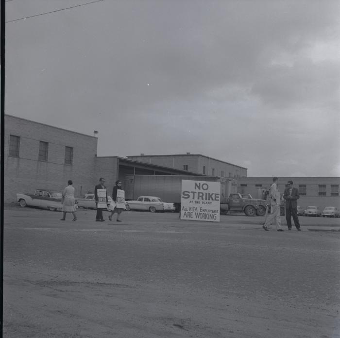Vita Foods picket line