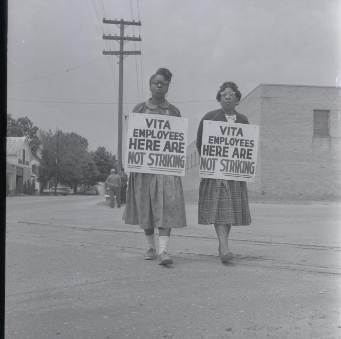 Vita Foods picket line