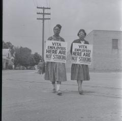 Vita Foods picket line