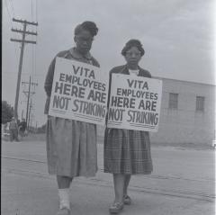 Vita Foods picket line