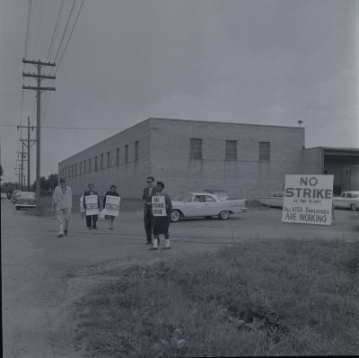 Vita Foods picket line