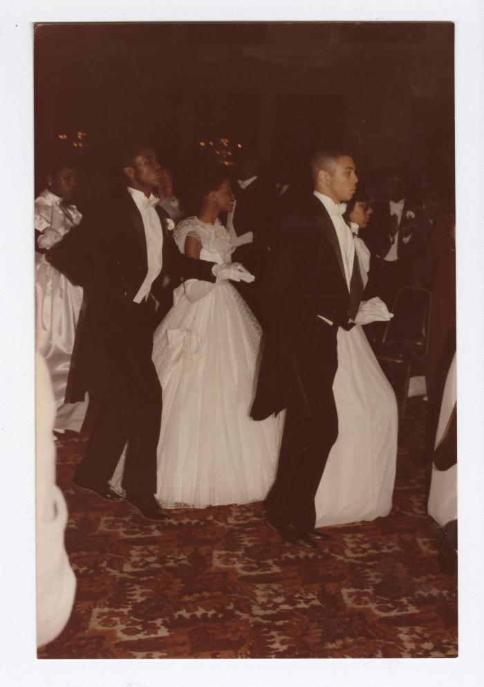 Monique Saunders during the debutante march