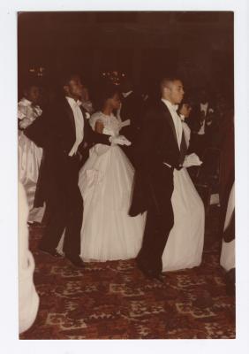 Monique Saunders during the debutante march