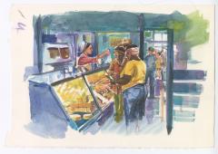 Two women at Crumpton Market