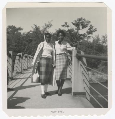Walking on a bridge