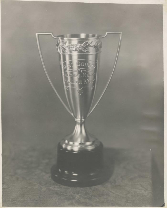 "National Negro Health Week" trophy