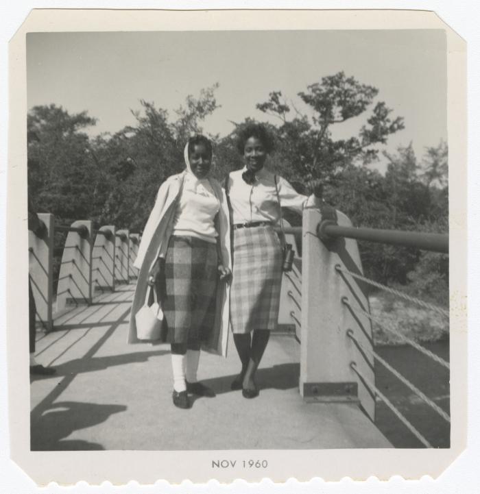 Walking on a bridge