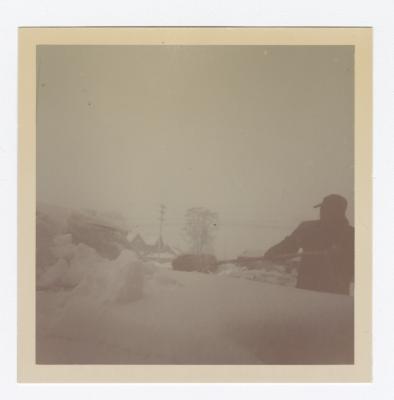 Shoveling snow