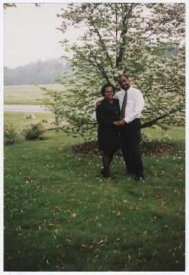 Couple outside