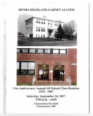 "31st Anniversary Annual All School Class Reunion 1925-1967"