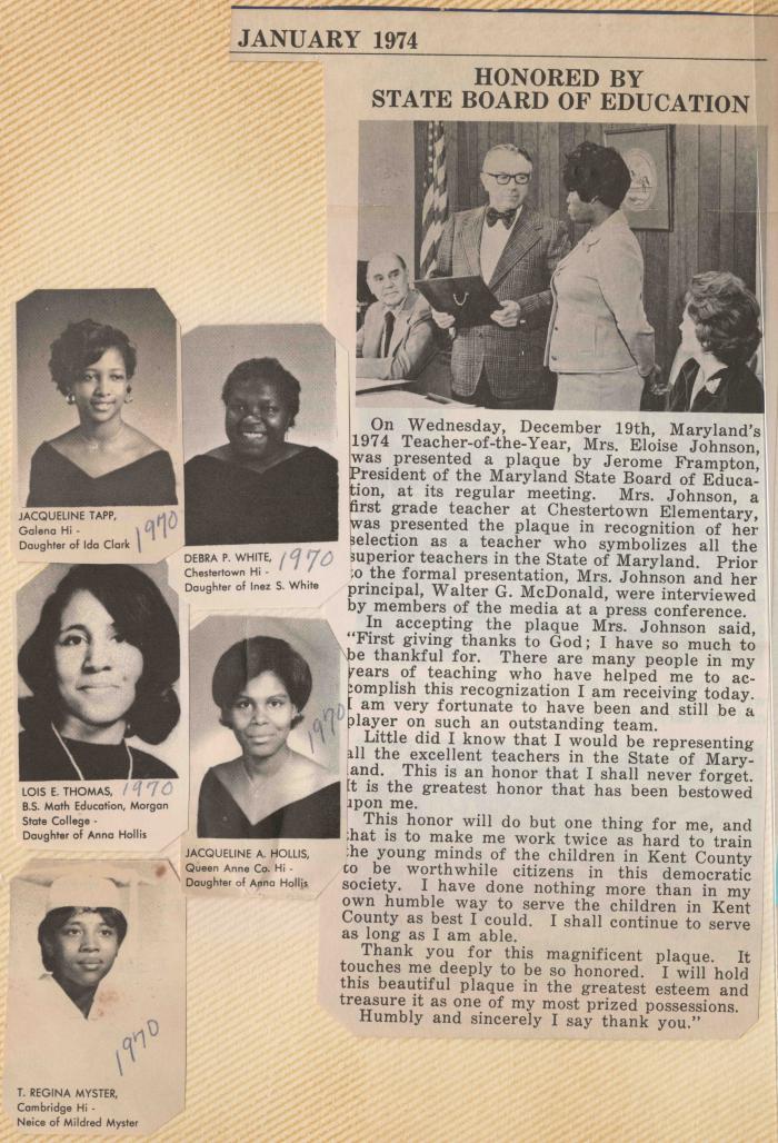Newspaper clippings