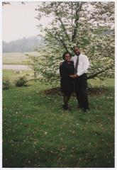 Couple outside