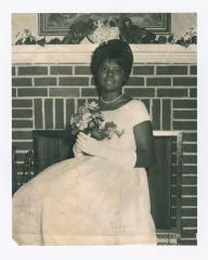 Cheryl Saunders' debutante photograph