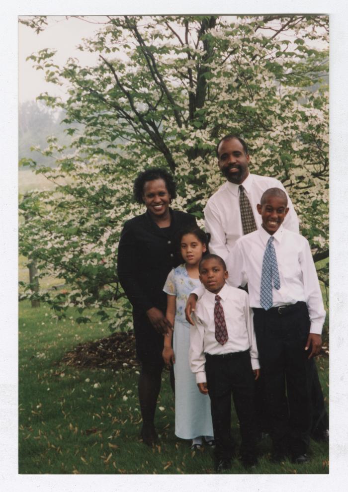 Family outside