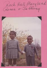 Renee and Jeffrey outside