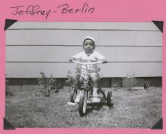 Jeffrey on bicycle