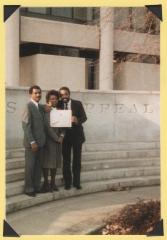 Three people 
