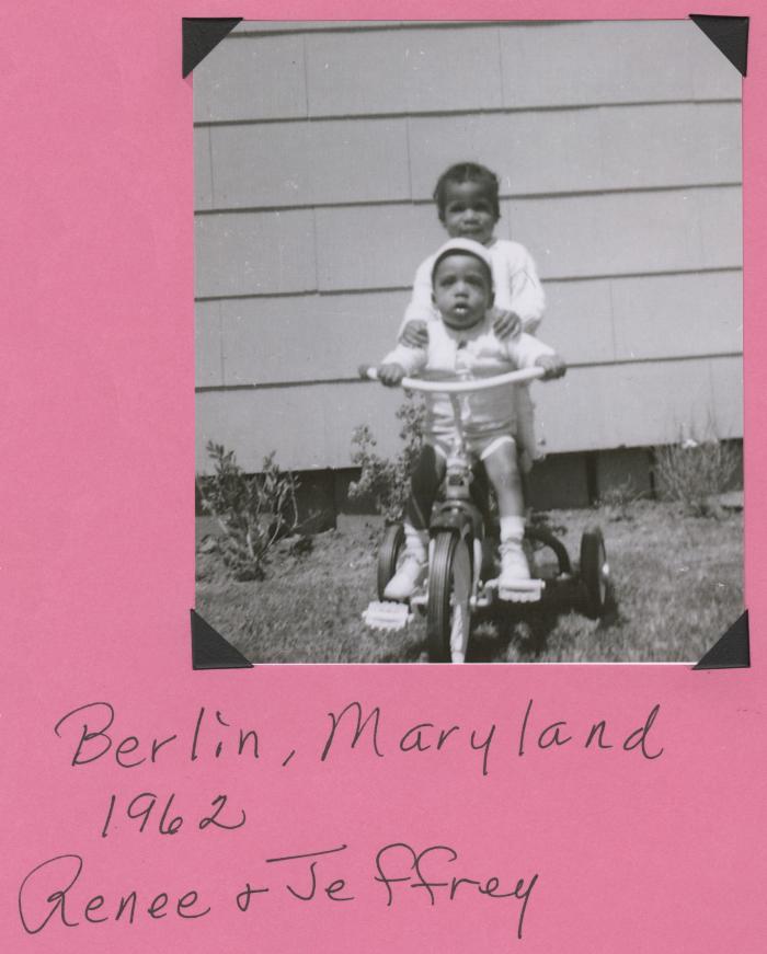 Renee and Jeffrey on bicycle