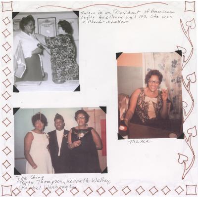 Scrapbook page - various photos