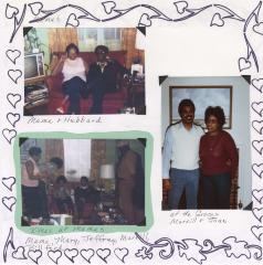 Scrapbook page - various photos