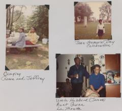 Scrapbook page - various photos