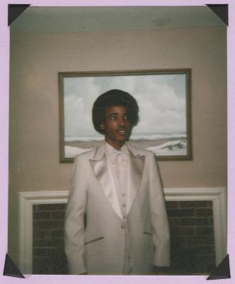 Young man in tuxedo