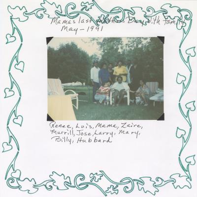 Scrapbook page - Mother's Day 1991