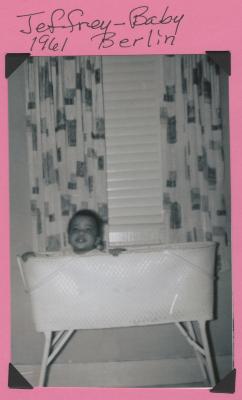 Baby in crib