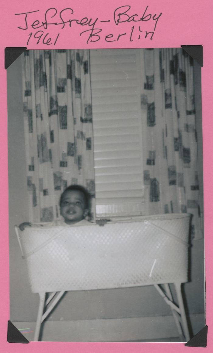 Baby in crib