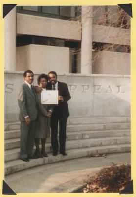 Three people 