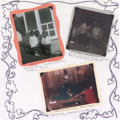 Scrapbook page - various photos