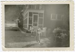 A children's birthday party at Fannie Wilson's house