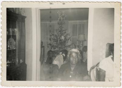 Rebecca Frisby during the holidays