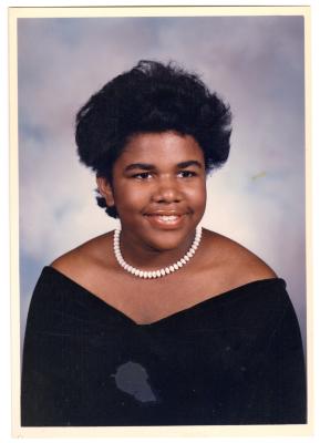 Kimberly Burgess' graduation portrait