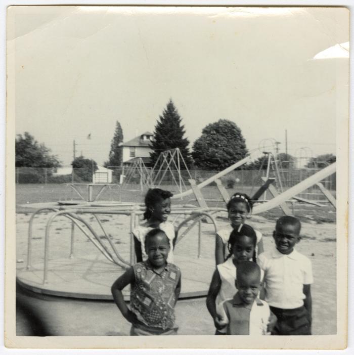 Children at a playground