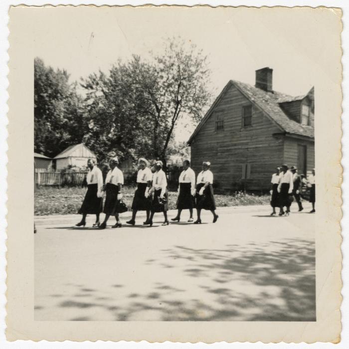 Group of women walking