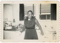 In the kitchen